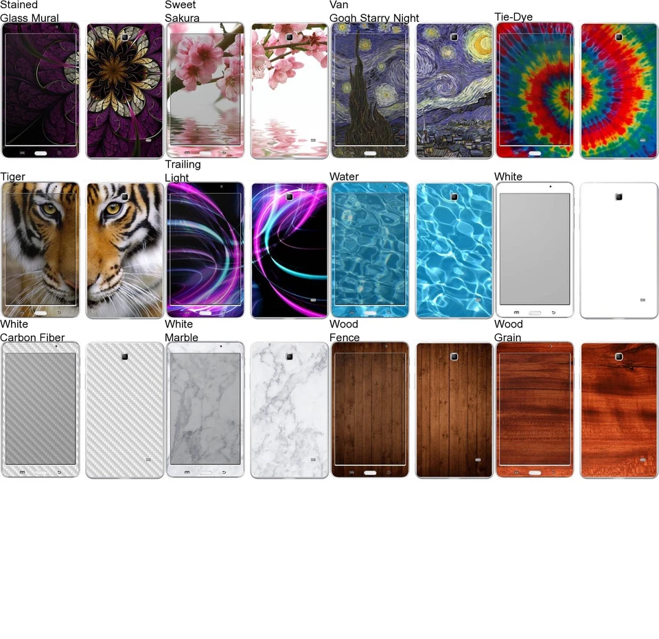 Choose Any 1 Vinyl Decal/Skin for Samsung Galaxy Tab 4 T230 - Free US Shipping! - Image 4 of 4