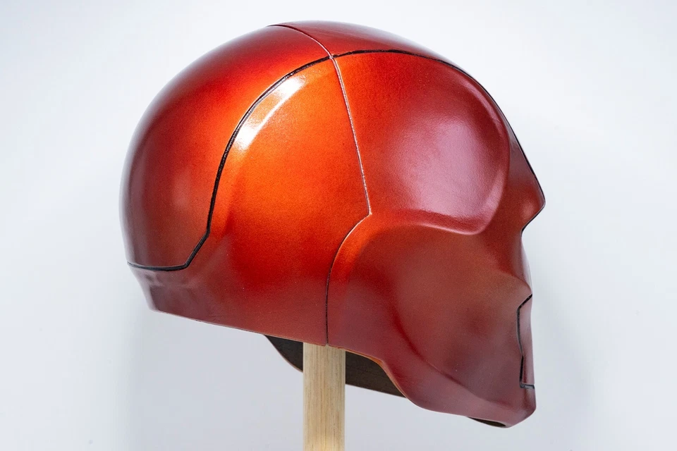 DC Red Hood - Hand painted finished Cosplay Mask Polished and waxed - Image 4 of 4