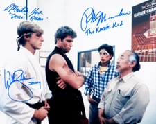 Karate Kid Cast Autographed 8x10 Movie 80's Signed Reprint Photo Auto