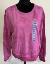 Member's Mark Tie Dye Sweatshirt Pink L