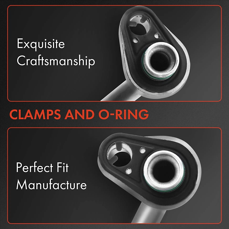 Manguera de líquido refrigerante aire acondicionado para Ford F-250 F350 F-450 Super Duty SOHC BC3Z19835G Foto 3 de 4