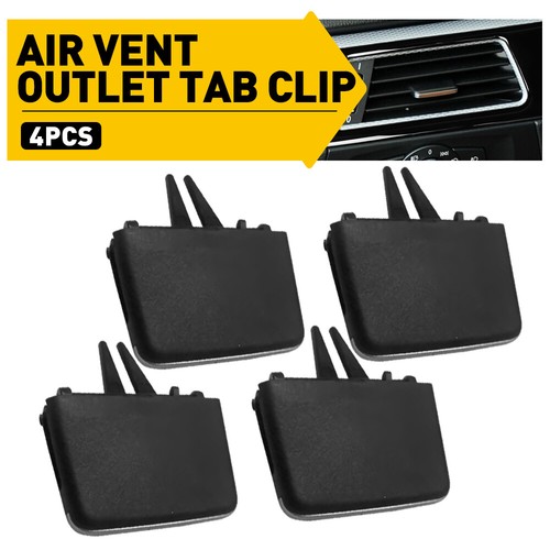 4PCS Front Air Vent Clip Tab Air Grille Tab Vent Clip For BMW 3 Series E90 E91