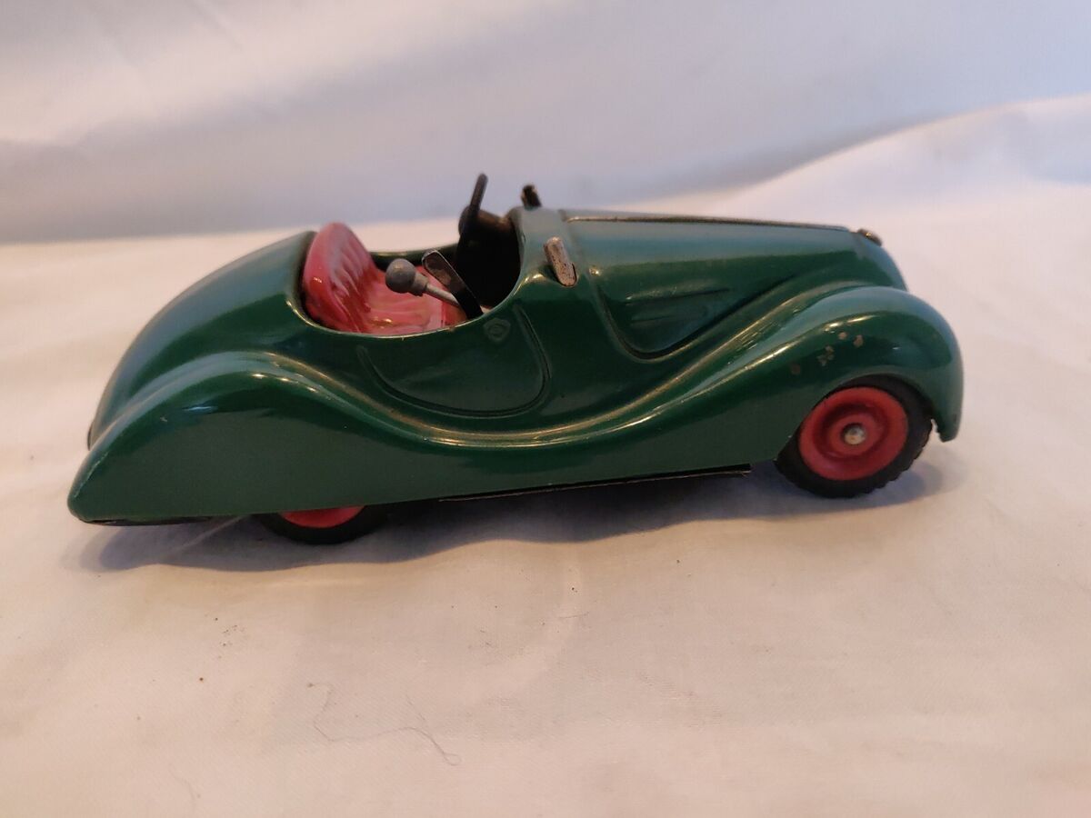 Schuco Examico 4001 Windup Metal Car Green Orig, Vintage Schuco Examico 4001 Windup Metal Car Green Orig, Vintage