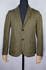 Giacca blazer uomo PEUTEREY lana curry check taglia 50