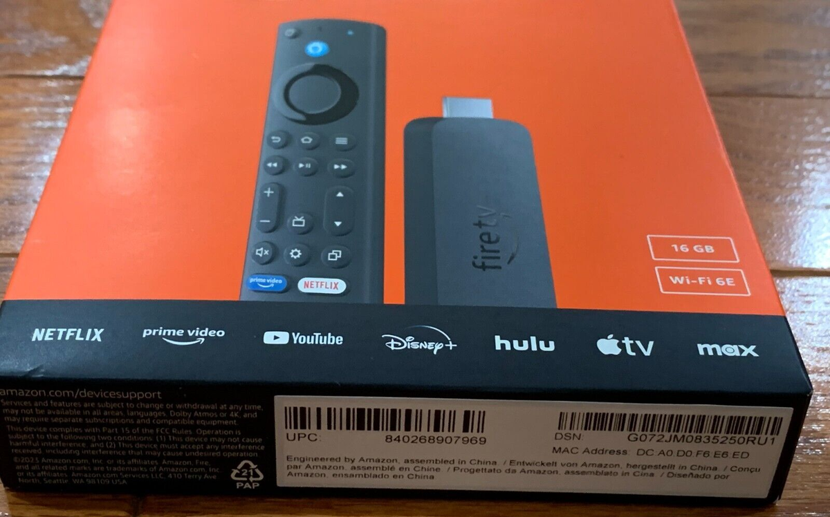 新品未開封：Fire TV Stick 4K Max 16GB Wi-Fi 6E Amazon Fire TV Stick 4K Max streaming device