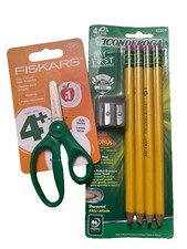 Back To School Bundle My First Pencils  Fiskcar Sissors