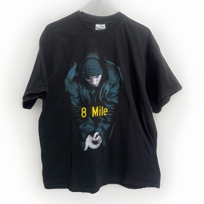 VINTAGE EMINEM 8 MILE PROMO SHIRT XL 2002 M&O Knits Rare RAP Tee HIP HOP Vtg