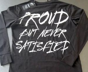 proud but never satisfied hoodie alphalete