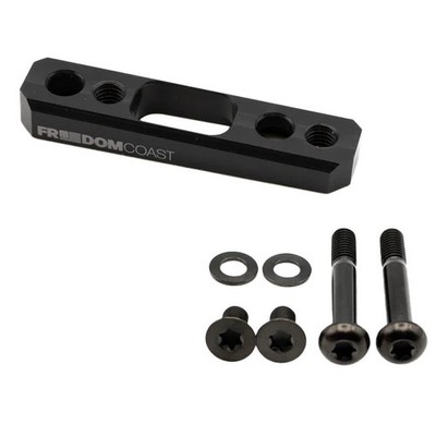 Freedom Coast Rear Flat Mount Brake Adapter +20mm | Precision Machined 6061