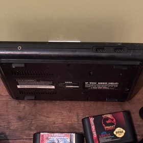 Sega Genesis 1 Console - Black w/ ALL CABLES + 2 GAMES! PLUG N PLAY! NICE!!!