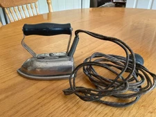 Vintage Electric Iron "Vanity" Small Retro Mid Century Modern