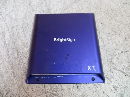 Liquid Issues BrightSign XT1144 XT4 4K Digital Signage Player No MicroSD AS-IS