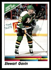 1990-91 Panini Stickers Stewart Gavin Minnesota North Stars #260