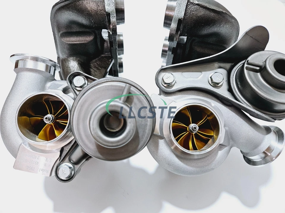 Para 900HP Billet Upgrade Twin Turbo BMW N54 335i 335xi 335is 3.0L TD04L 19T Foto 3 de 4