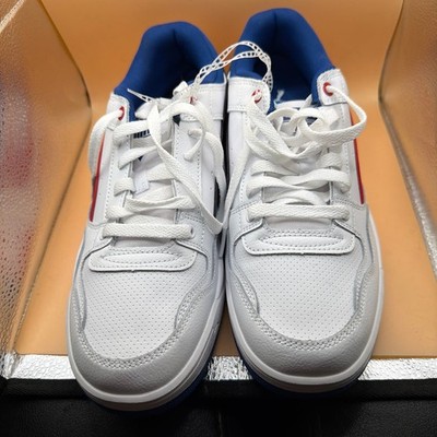 PUMA Rebound Retro Men's Sneakers White Royal Blue Red 400197-05