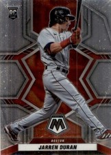 2022 Panini Mosaic RC Rookie Card Jarren Duran Boston Red Sox Card # 208. rookie card picture