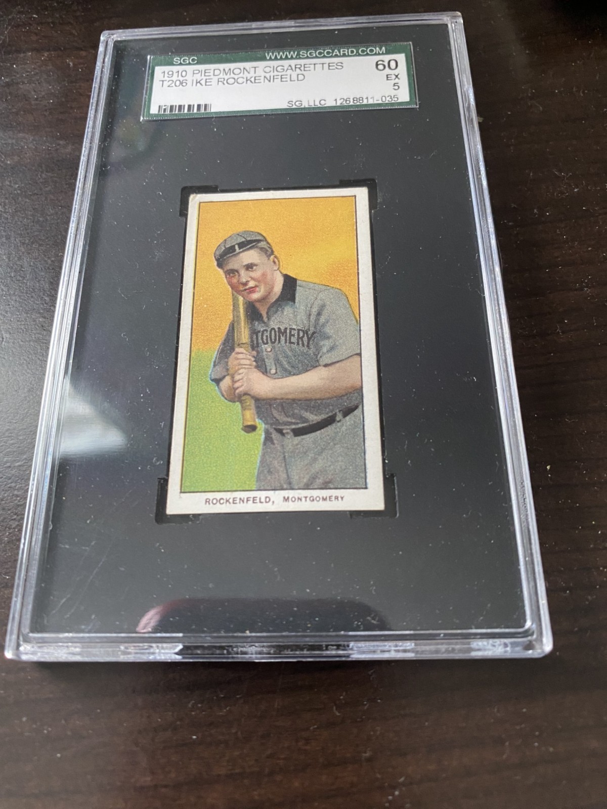 1910 t 206 Ike Rockenfeld Piedmont 350 SGC 5