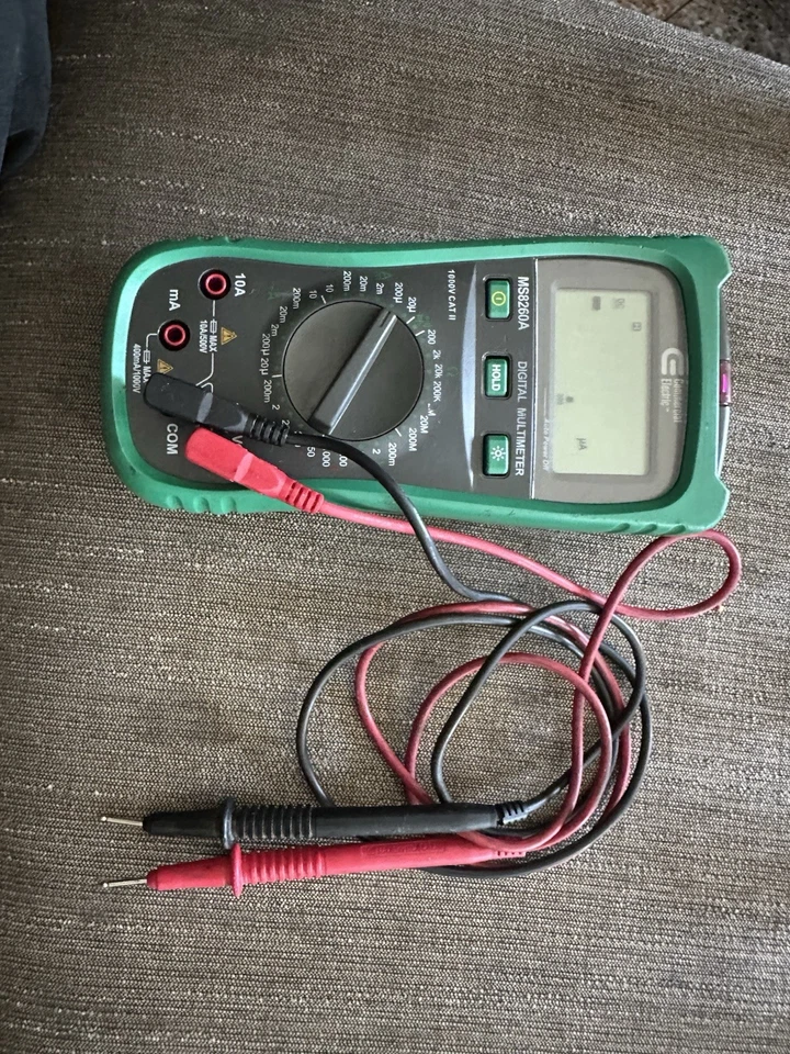 Multímetro digital elétrico comercial LCD portátil MS8260A - Imagem 3 de 4