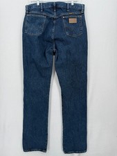 Wrangler Men s 13MWZ Cowboy Cut Original Fit Jeans 35x36 Blue Denim