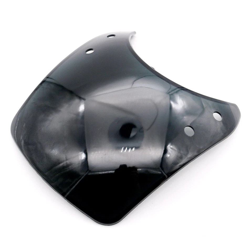 Farol de policarbonato preto para-brisa para Yamaha XJR Harley XL Suzuki SV650 - Imagem 3 de 4