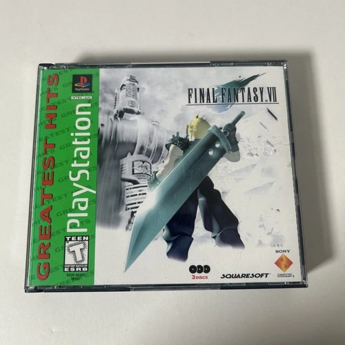Final Fantasy VII Greatest Hits Playstation PS1 Video Game