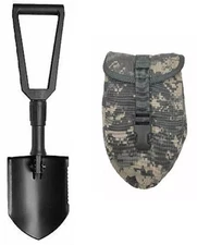 USGI Military GERBER E TOOL ENTRENCHING TOOL SHOVEL w NEW ACU COVER CARRIER