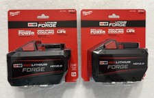 2 New Milwaukee 48-11-1813 M18 18V HD 12.0Ah Red Lithium Ion Forge Batterie NIB