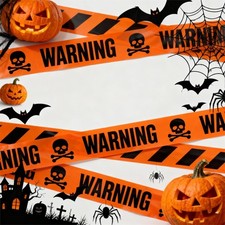 Absperrband Warnband Flatterband Rot Weiß Outdoor für Garten Party Deko