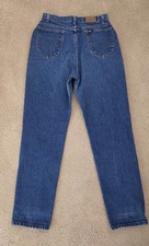 Vintage 90s Lee Riders High Waisted Mom Jeans Tapered Leg 29x31 11" Rise