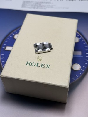 2 OEM ROLEX GMT Daytona Yacht Links Oyster 15.5mm 116710 116500 116400 *MINT