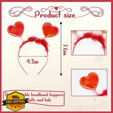 12 Heart Headbands 6 Heart Sunglasses Valentine Party Favors