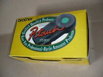 Brother P-Touch PT-500 Home Thermo Etikettendrucker NEU Originalverpackt Vintage