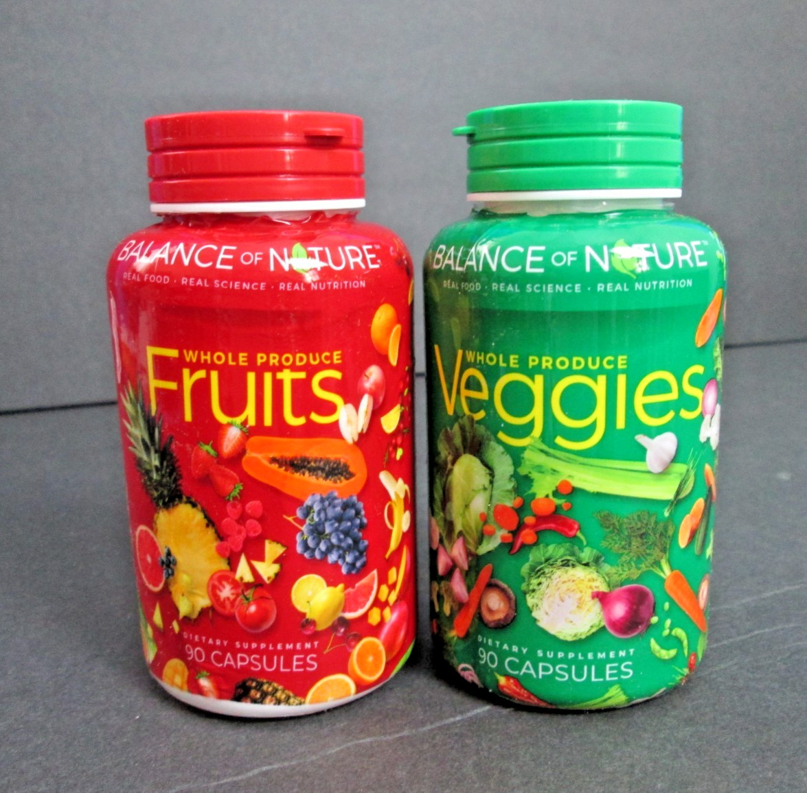 Fruits and Veggies Whole Produce Balance of Daily Nature 180 Capsules New Sealed