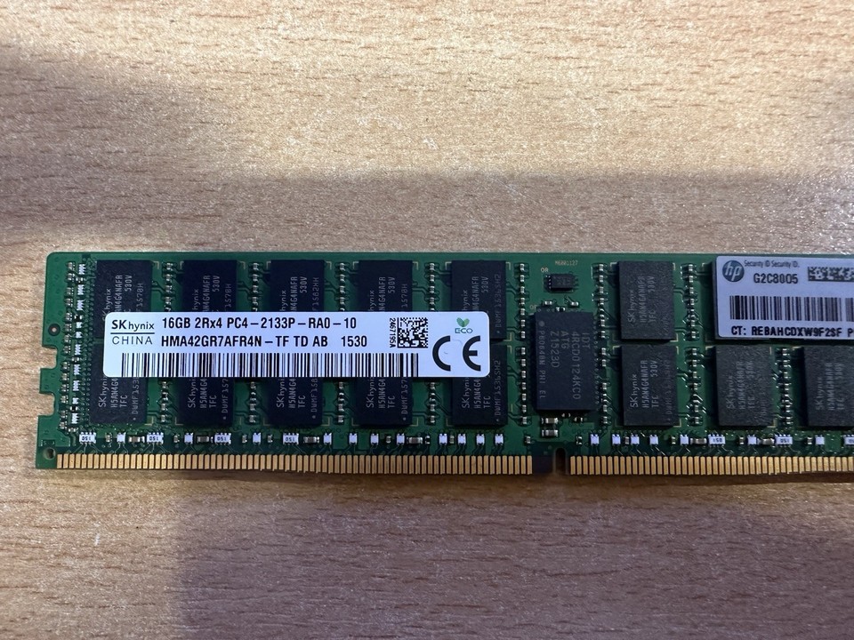 3 X SK Hynix 16GB DDR4 ECC Registered Server RAM - PC4-2133P (HMA42GR Tested E - Foto 12
