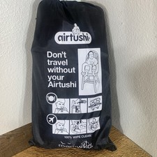 Airtushi - The Fully Collapsible Highchair with Ridged Sides Inflatable. Clean