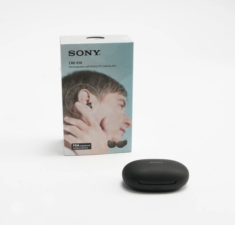 Sony CREC10 Self Fitting OTC Hearing Aids Rechargeable Battery (Black)