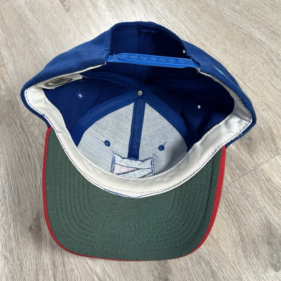 De colección New York Rangers Snapback Sombrero NHL Azul Rojo Top of the World Gorra de Lana Foto 3 de 4