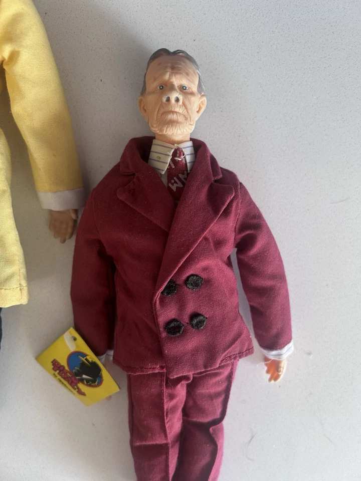 VTG 1990 DICK TRACY PRUNE FACE BIG BOY CAPRICE Applause Plush Plastic Head/Hands - Image 4 of 4
