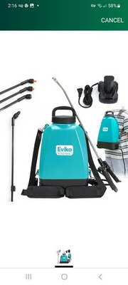 #ad EVIKA 1 Gallon Pump Pressure Sprayer with Adjustable Nozzle $20.00