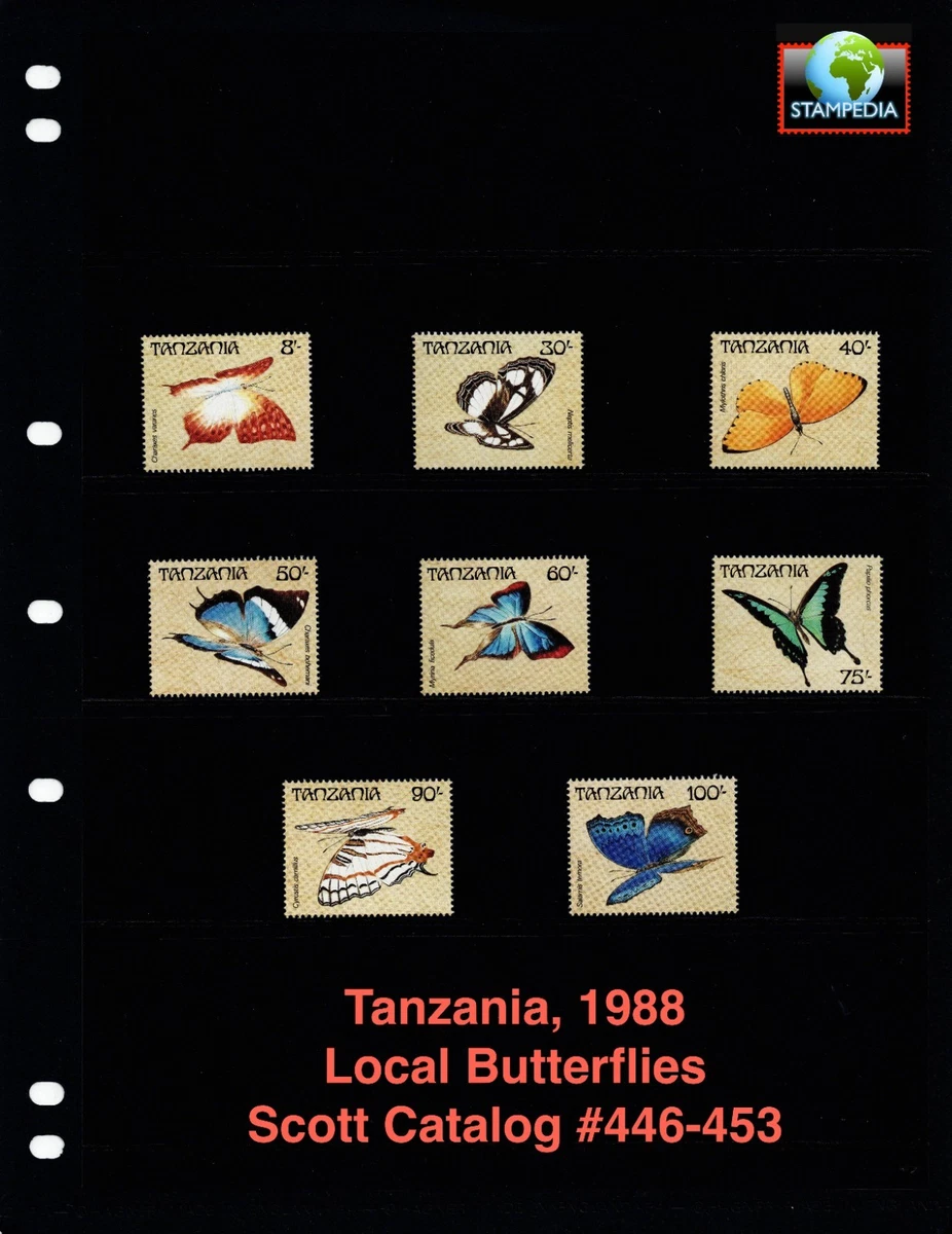 Butterflies Tanzanian Stamps for sale | eBay