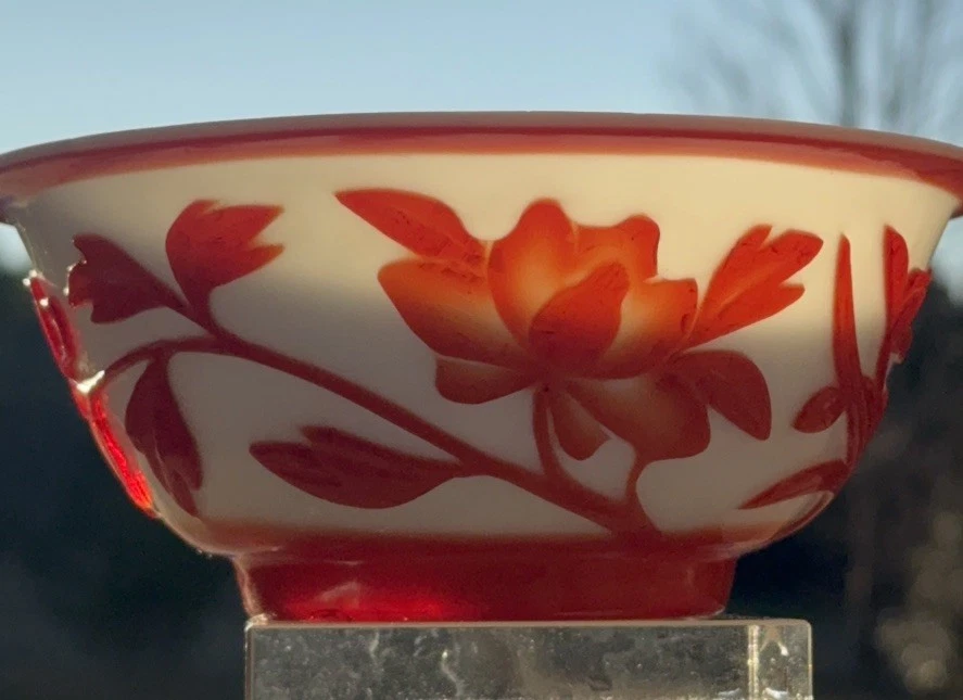 玻璃古董原创中国碗| eBay