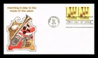DR JIM STAMPS US COVER MUSIC OF THE UNION AMERICANA SERIES FDC COVER CRAFT