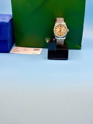 Rolex Datejust 16030 Silver Jubilee Bracelet with Silver Bezel 36mm