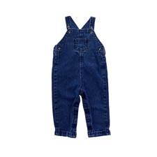 CARTER'S Lightweight Denim Baby Overalls Pants 100 Cotton Size 9M DarkWash