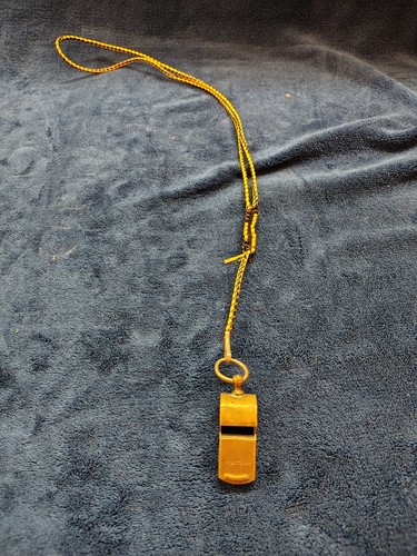 Vintage Military Brass Whistle