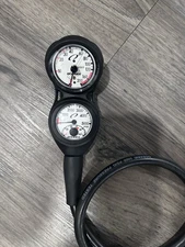 Oceanic SWIV Scuba Diving Submersible Pressure Gauge SPG Console and Depth Gauge