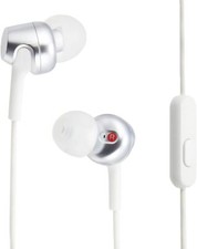 NEW SONY MDR-EX255AP Closed Dynamic In-Ear Headphones In-Line Remote Mic White