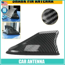 Carbon Fiber Antenna Cover Shark Fin Radio FM/AM Signal Booster EXXG
