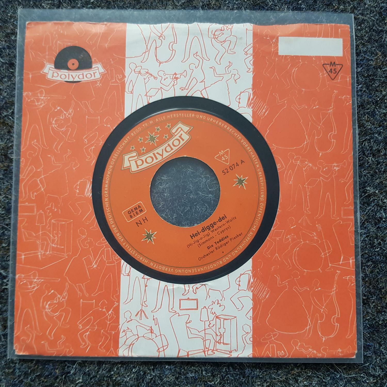 7"" Single Vinyl Die Teddies - Hei-digge-dei