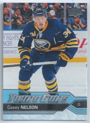 Upperdeck 16/17  YOUNG GUNS # 462 Casey Nelson
